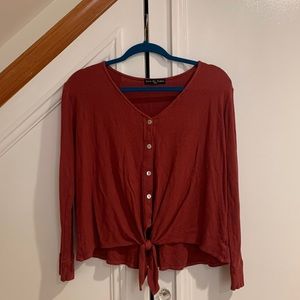 Rusty red long sleeve